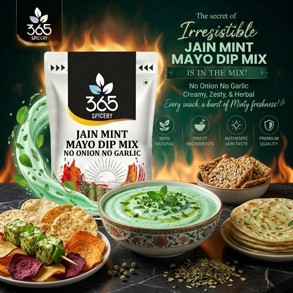 JAIN MINT MAYO DIP MIX (No Onion No Garlic) — 365 Spicery