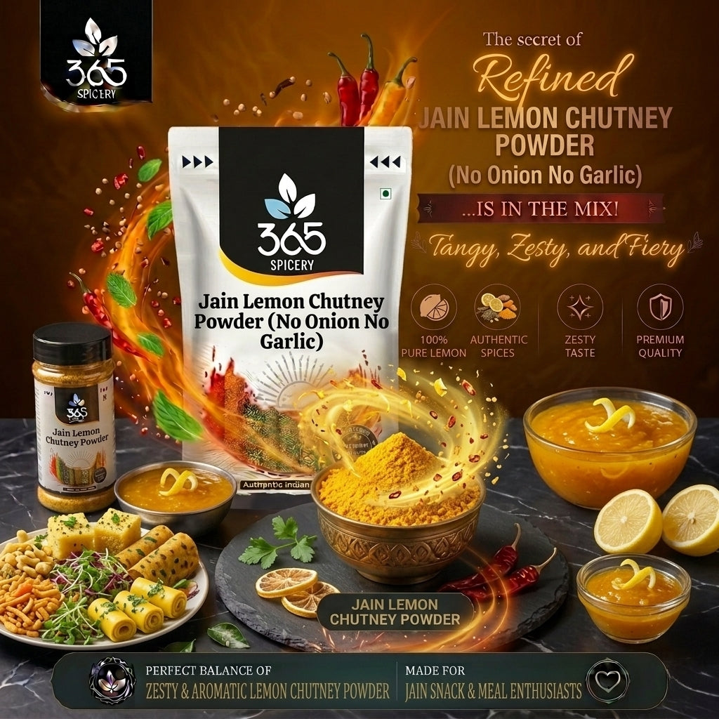 Jain Lemon Chutney Powder (No Onion No Garlic) — 365 Spicery