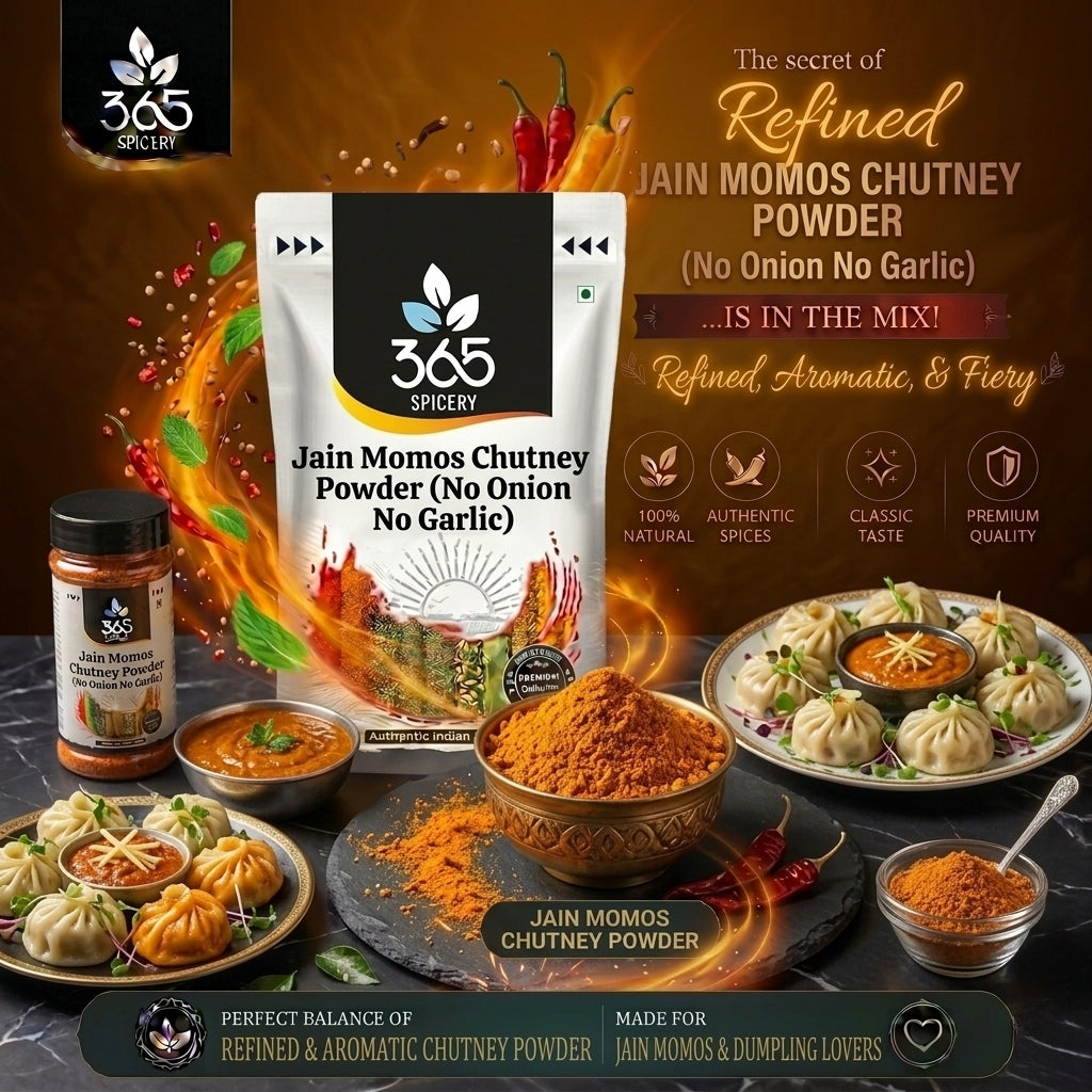 Jain Momos Chutney Powder (No Onion No Garlic) — 365 Spicery