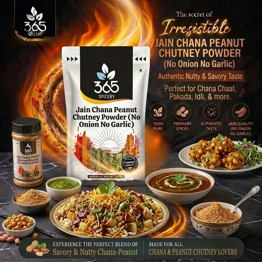 Jain Peanut Chutney Powder (No Onion No Garlic) — 365 Spicery