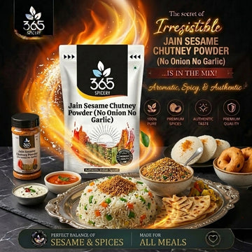 Jain Sesame Chutney Powder (No Onion No Garlic) — 365 Spicery
