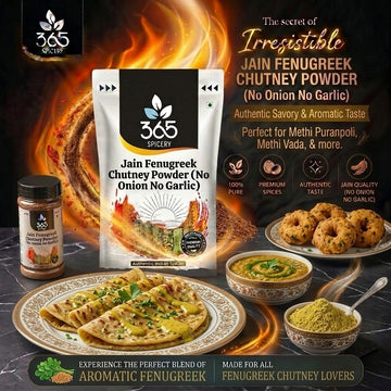 Jain Fenugreek Chutney Powder (No Onion No Garlic) — 365 Spicery