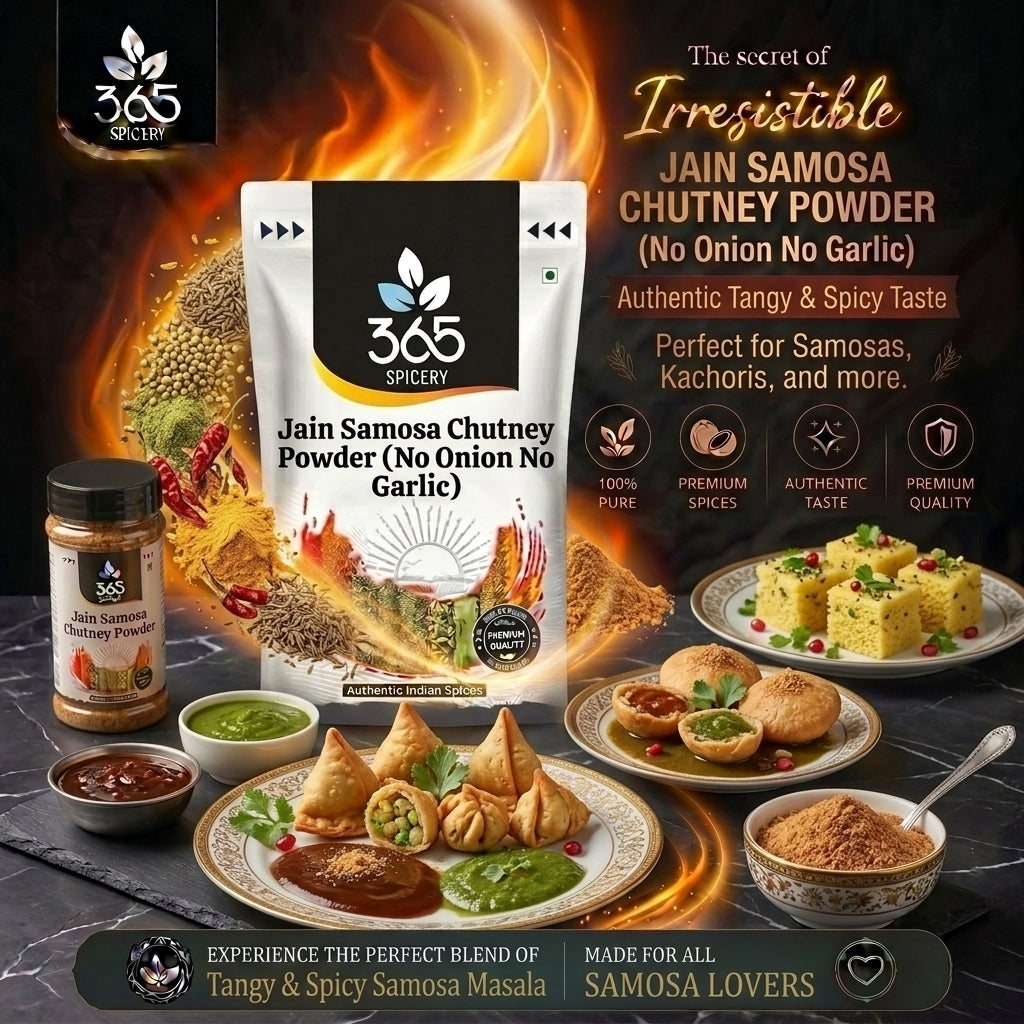 Jain Samosa Chutney Powder (No Onion No Garlic) — 365 Spicery