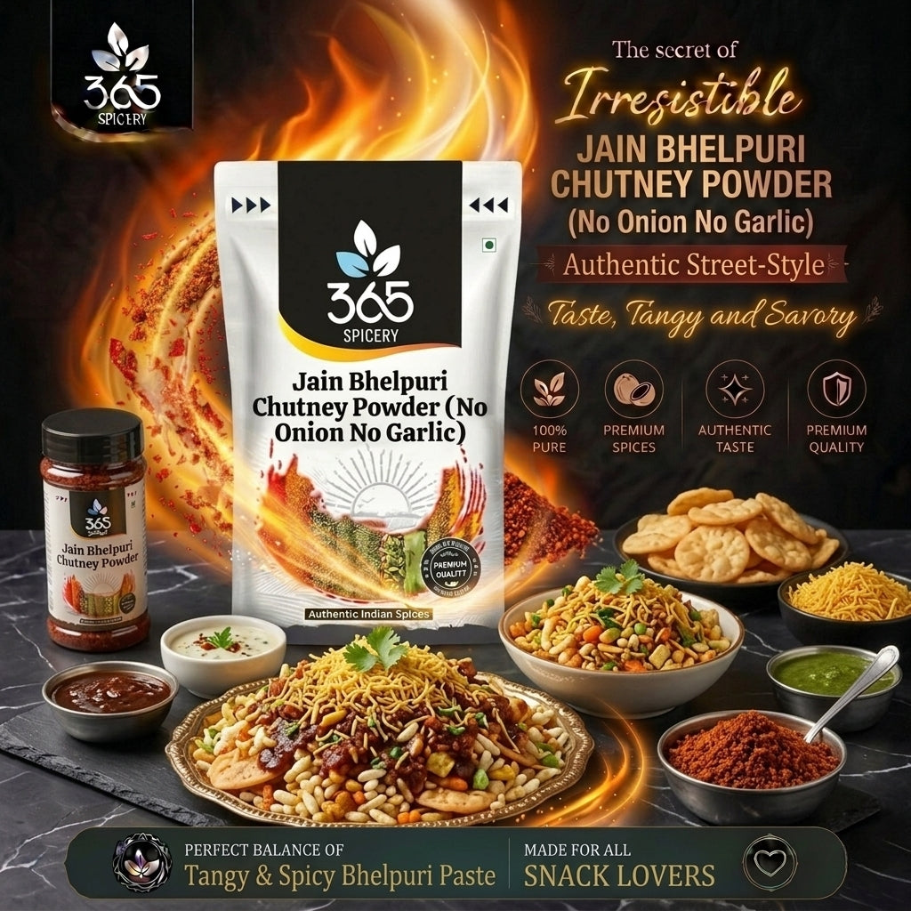 Jain Bhelpuri Chutney Powder (No Onion No Garlic) — 365 Spicery