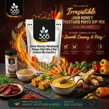 JAIN HONEY MUSTARD MAYO DIP MIX (No Onion No Garlic) — 365 Spicery