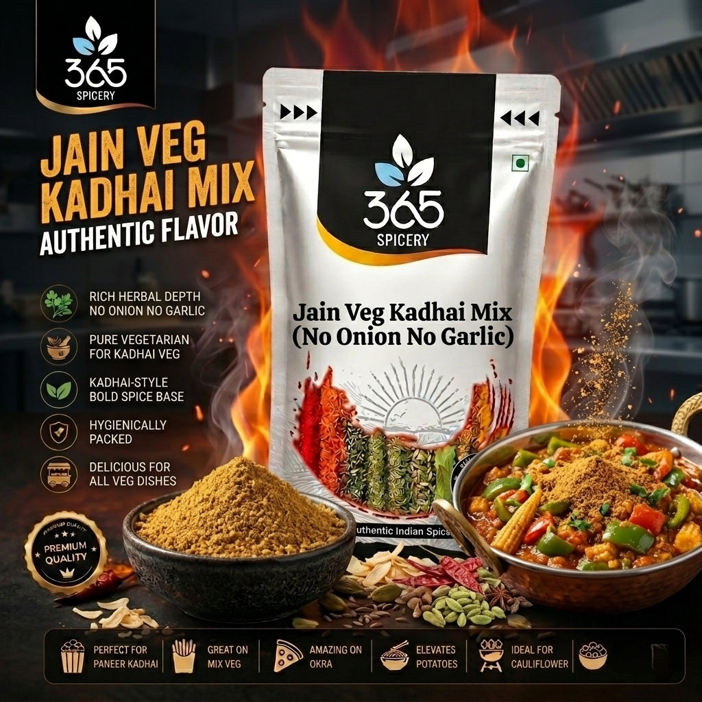 Jain Veg Kadhai Mix (No Onion No Garlic) — 365 Spicery