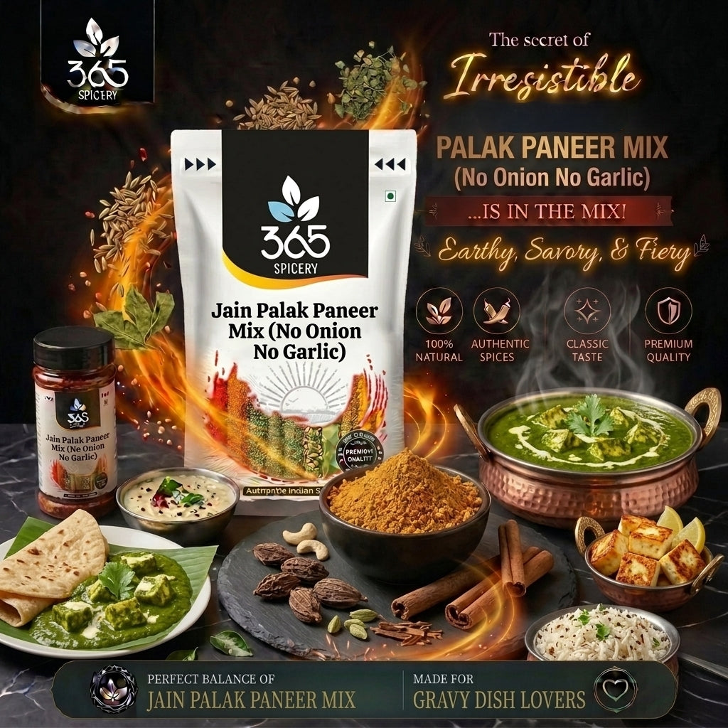 Jain Palak Paneer Mix (No Onion No Garlic) — 365 Spicery