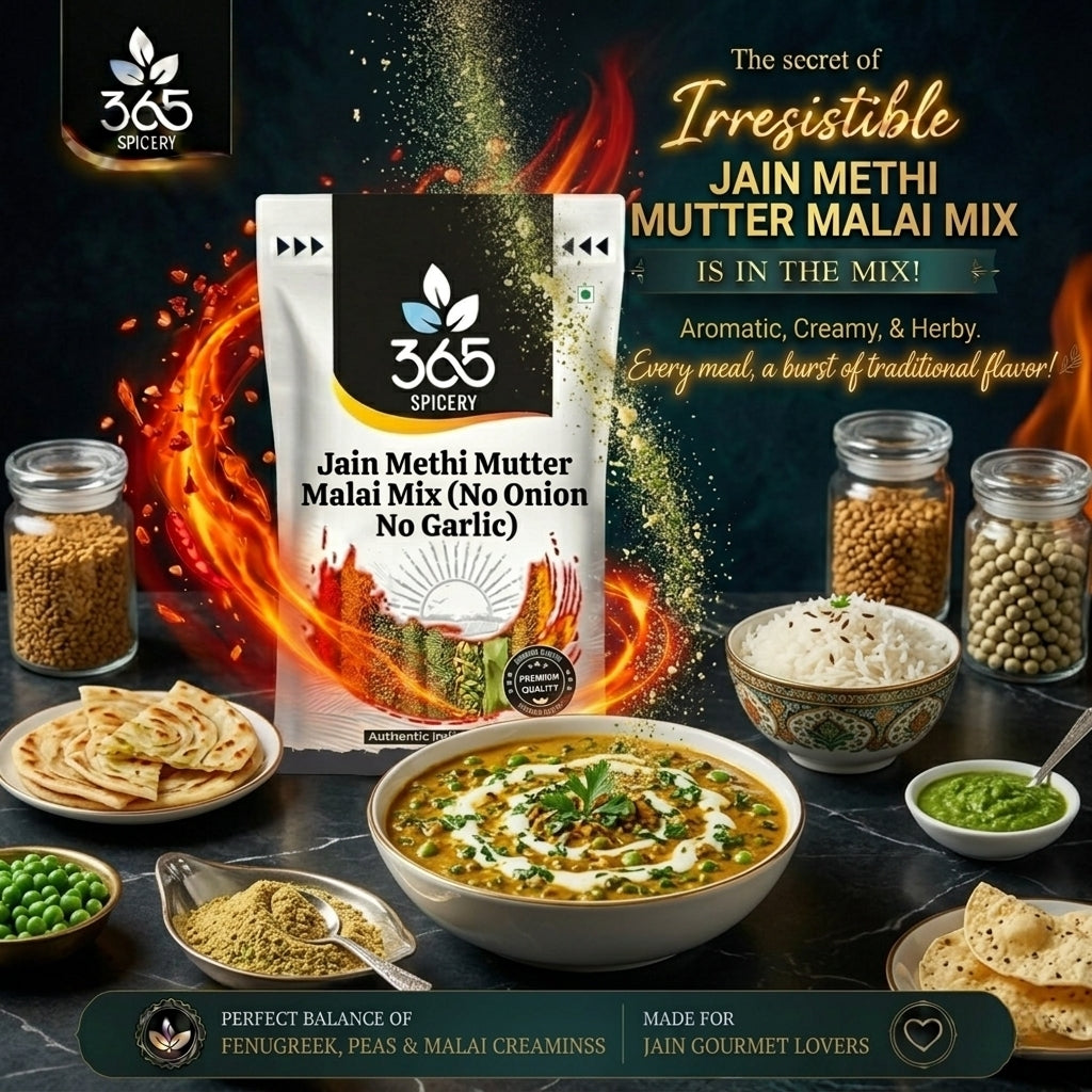 Jain Methi Mutter Malai Mix (No Onion No Garlic) — 365 Spicery