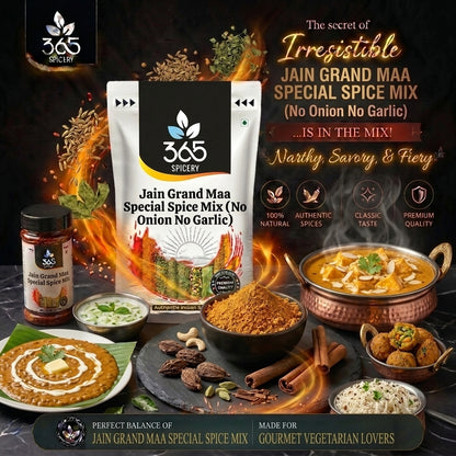 Jain Grand Maa Special Spice Mix (No Onion No Garlic) — 365 Spicery