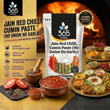 Jain Red Chilli Paste (No Onion No Garlic) — 365 Spicery