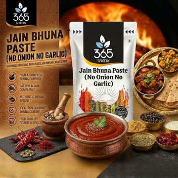 Jain Bhuna Paste (No Onion No Garlic) — 365 Spicery