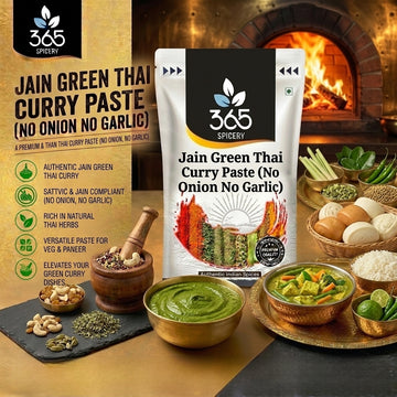 Jain Green Thai Curry Paste (No Onion No Garlic) — 365 Spicery