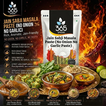 Jain Sabji Masala Paste (No Onion No Garlic Paste) — 365 Spicery