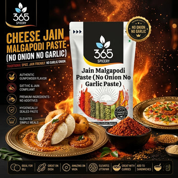 Jain Malgapodi Paste (No Onion No Garlic Paste) — 365 Spicery