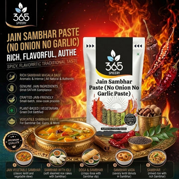 Jain Sambhar Paste (No Onion No Garlic Paste) — 365 Spicery