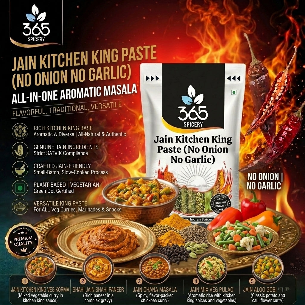 JAIN KITCHEN KING PASTE (No Onion No Garlic) — 365 Spicery