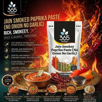 Jain Smokey Paprika Paste (No Onion No Garlic) — 365 Spicery