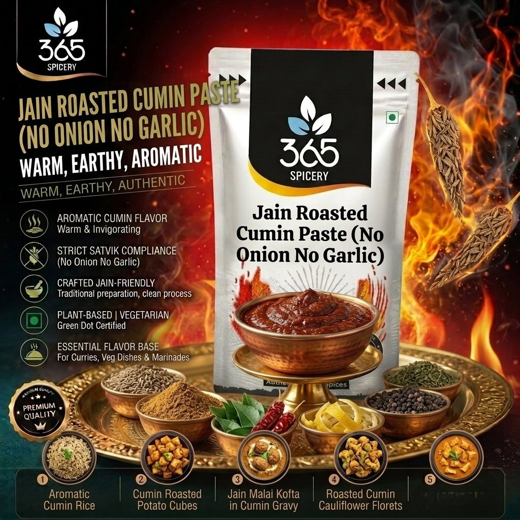 JAIN ROASTED CUMIN PASTE (No Onion No Garlic) — 365 Spicery