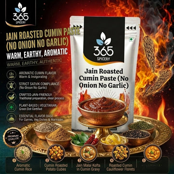 JAIN ROASTED CUMIN PASTE (No Onion No Garlic) — 365 Spicery