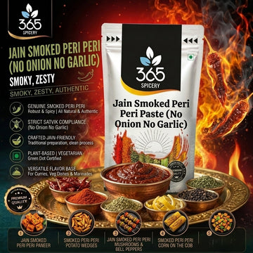JAIN SMOKED PERI PERI PASTE (No Onion No Garlic) — 365 Spicery