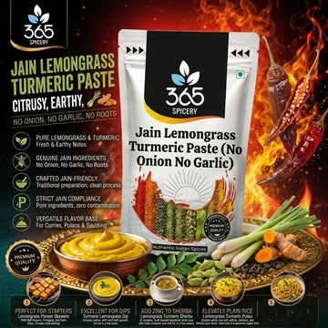JAIN LEMONGRASS TURMERIC PASTE (No Onion No Garlic) — 365 Spicery