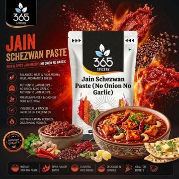 Jain Schezwan Paste (No Onion No Garlic) — 365 Spicery