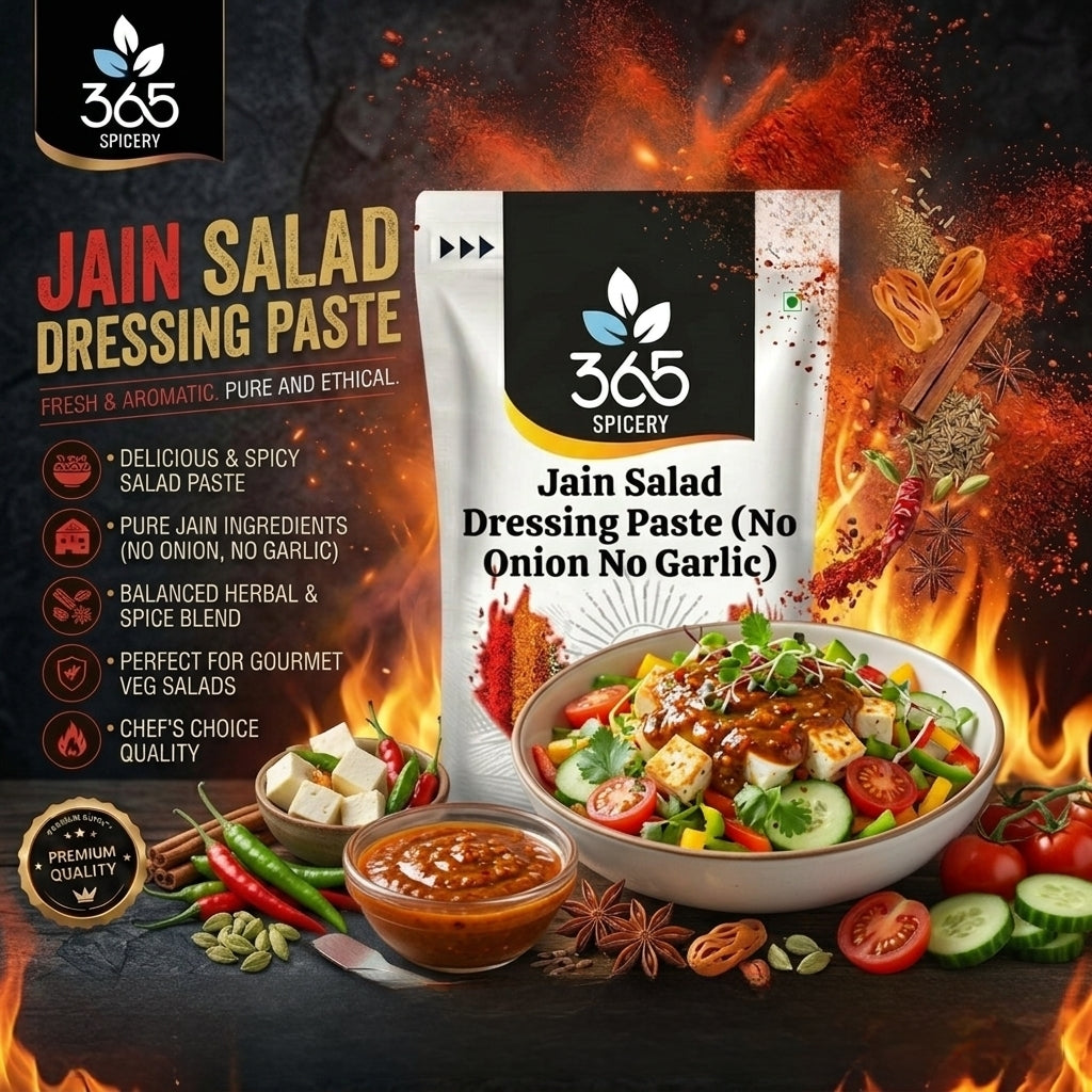 JAIN SALAD DRESSING PASTE (No Onion No Garlic) — 365 Spicery