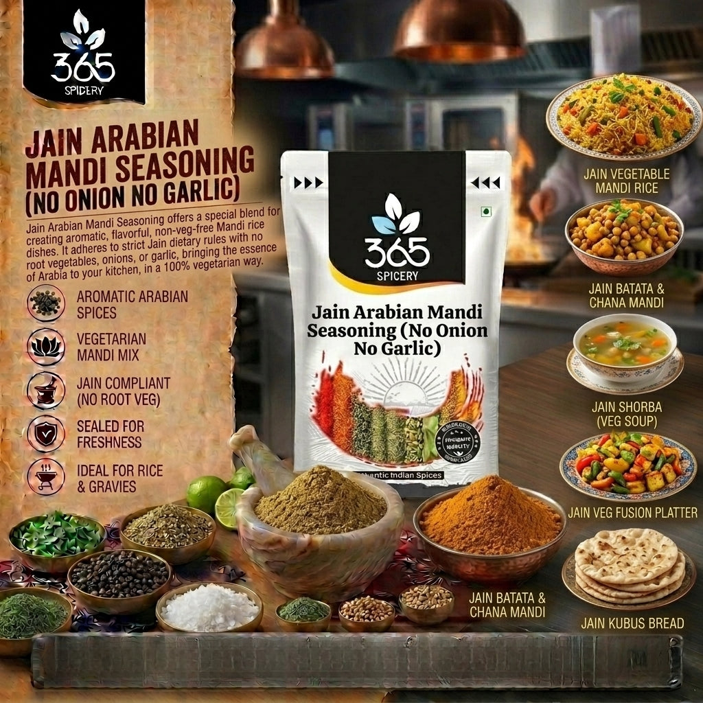 Jain Arabian Mandi Seasoning (No Onion No Garlic) — 365 Spicery