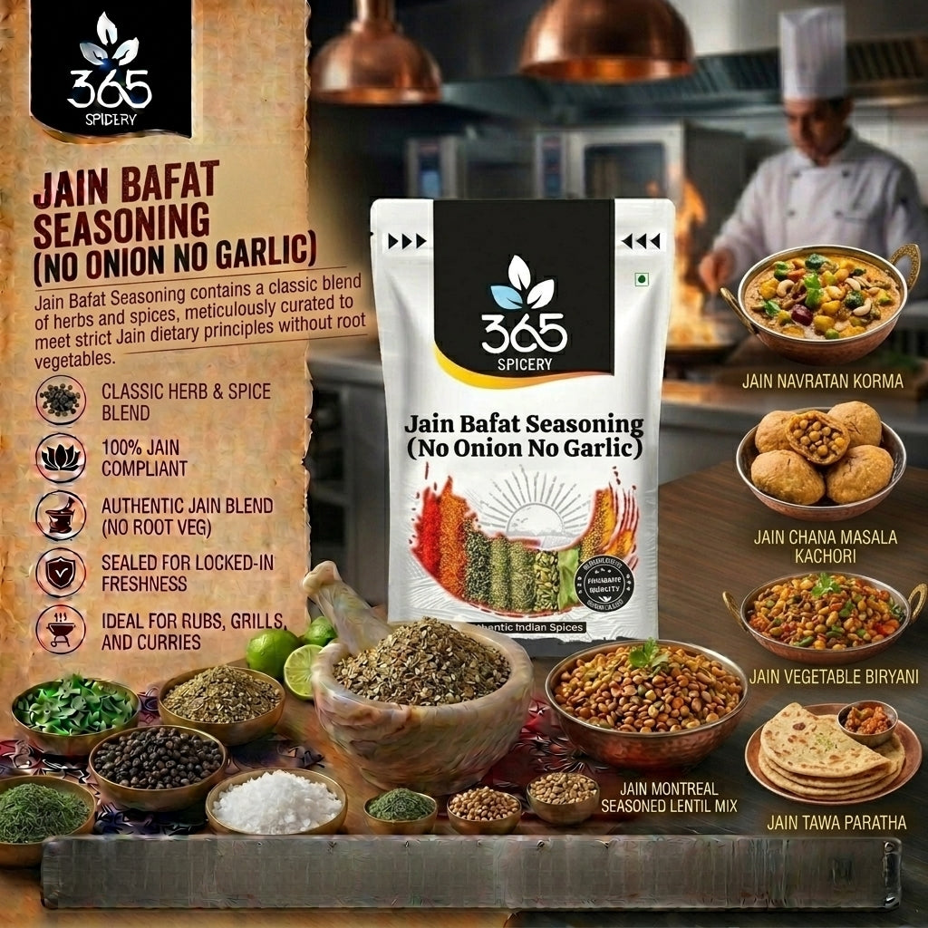 Jain Montreal Seasoning (No Onion No Garlic) — 365 Spicery