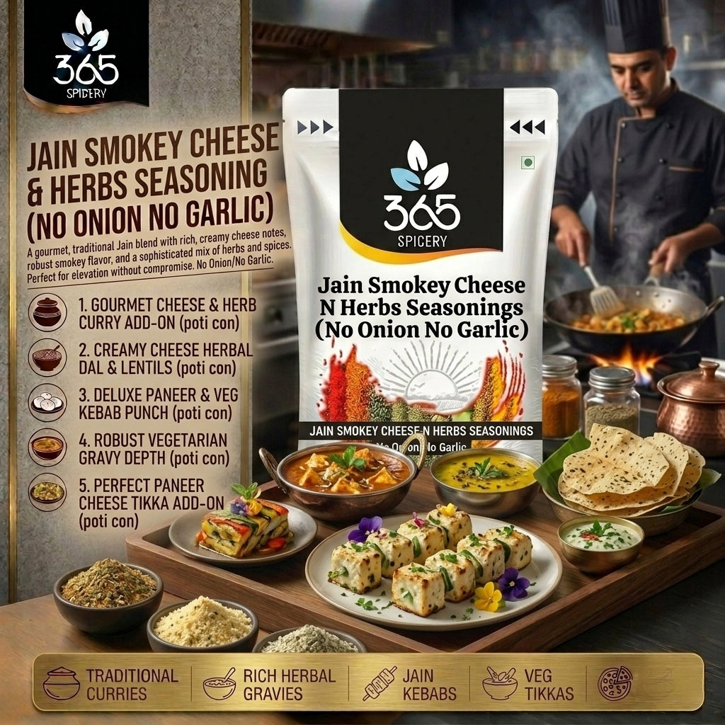 Jain Cheese & Herb Seasoning (No Onion No Garlic) — 365 Spicery