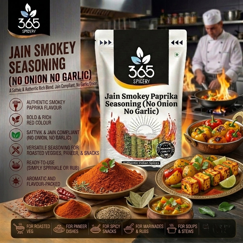 Jain Smoked Paprika & Herbs (No Onion No Garlic) — 365 Spicery