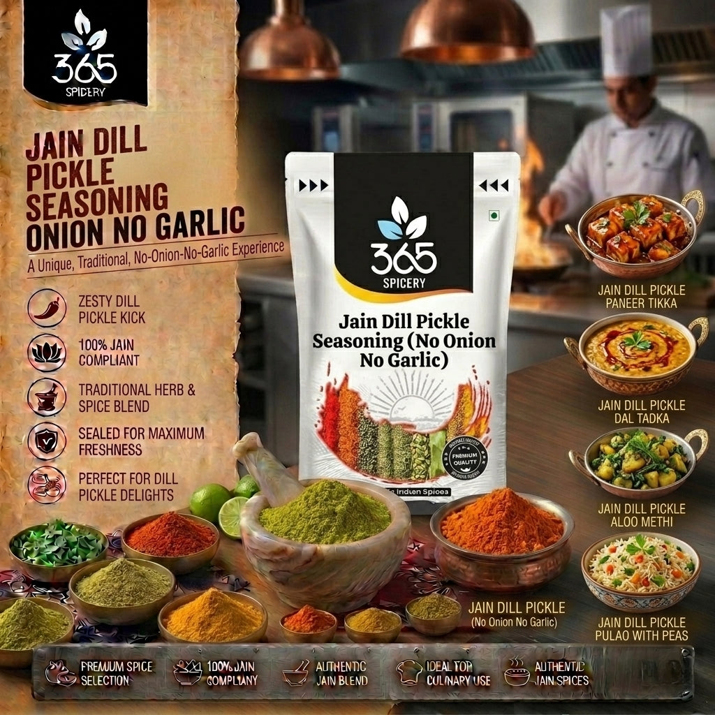 Jain Dill Pickle Seasoning (No Onion No Garlic) — 365 Spicery