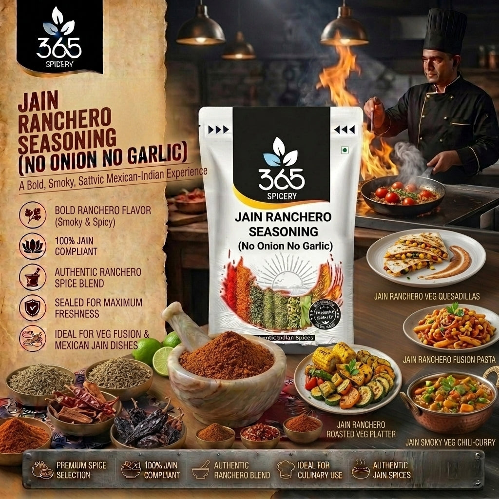 Jain Ranch Seasoning (No Onion No Garlic) — 365 Spicery