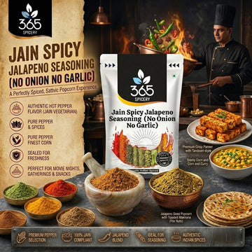 Jain Spicy Popcorn Mix (No Onion No Garlic) — 365 Spicery