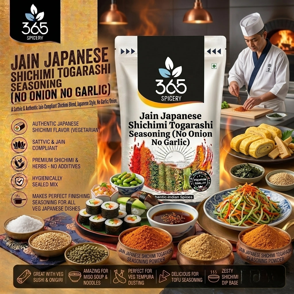 Jain Japanese Shichimi Togarashi Seasoning (No Onion No Garlic) — 365 Spicery