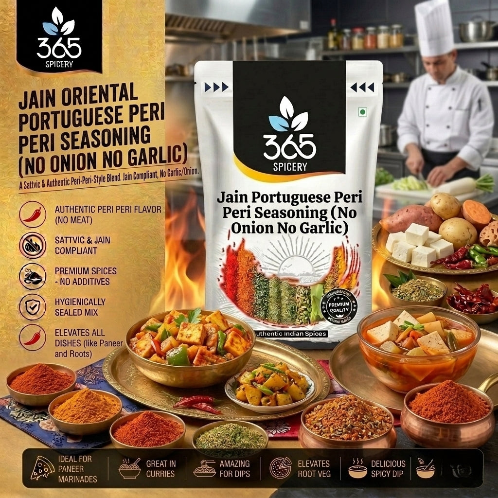 Jain Portuguese Peri Peri Seasoning (No Onion No Garlic) — 365 Spicery