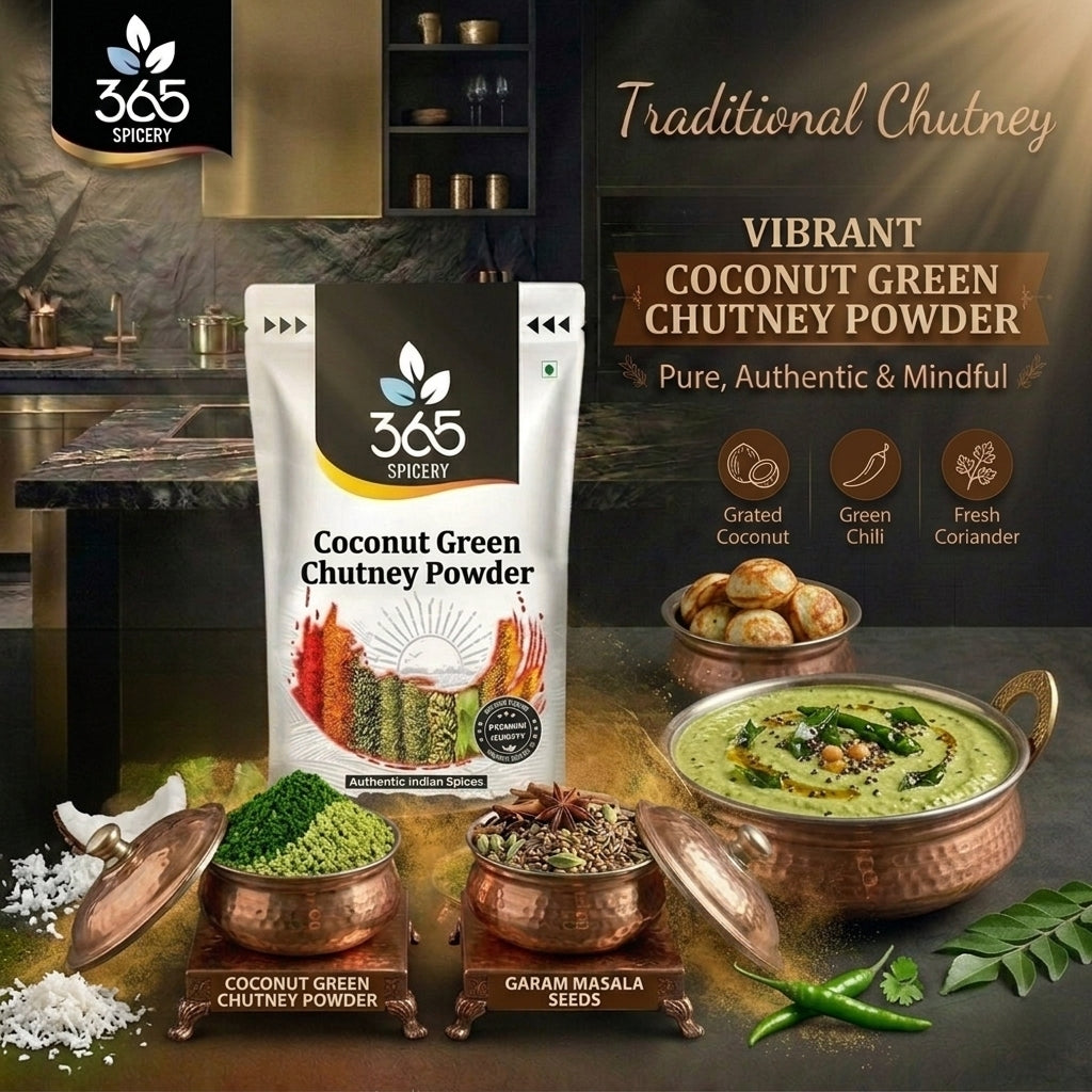 Coconut Green Chutney Powder — 365 Spicery