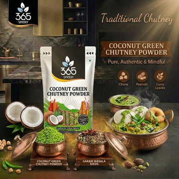 Coconut Garlic Chutney Powder — 365 Spicery