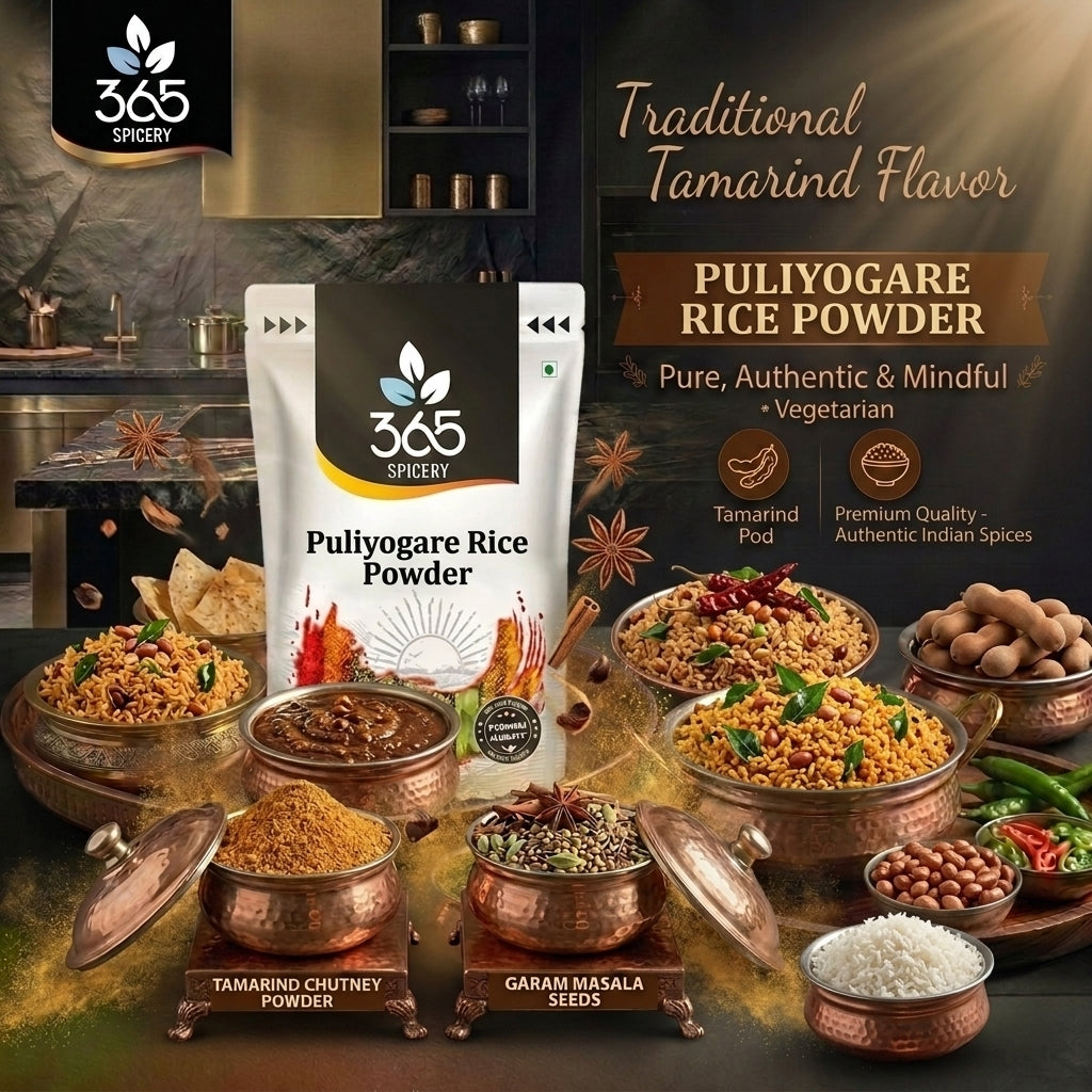 Puliyogare Rice Powder — 365 Spicery