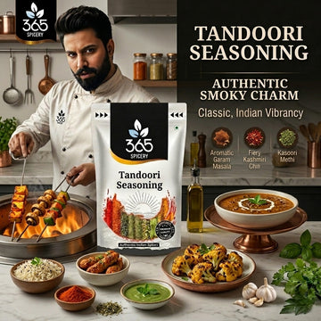 TANDOORI SEASONING | Smoky Indian Grill Spice Mix | Vegan | No Artificial Colours | 365 Spicery