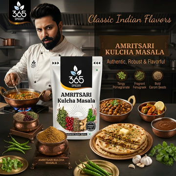 Amritsari Kulcha Masala | Traditional Stuffed Bread Blend | Vegan | No Artificial Flavours | 365 Spicery
