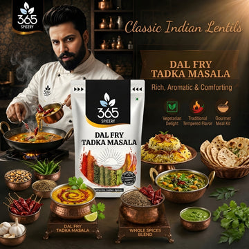 Dal Fry Tadka Masala | Classic Tempered Lentil Blend | Natural Ingredients | No MSG | 365 Spicery