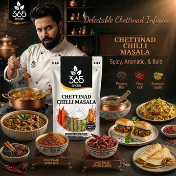 Chettinad Masala | Bold South Indian Spice Mix | Vegan | No Artificial Colours | 365 Spicery