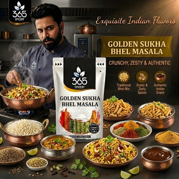Golden Sukha bhel masala