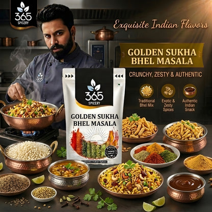 Golden Sukha bhel masala