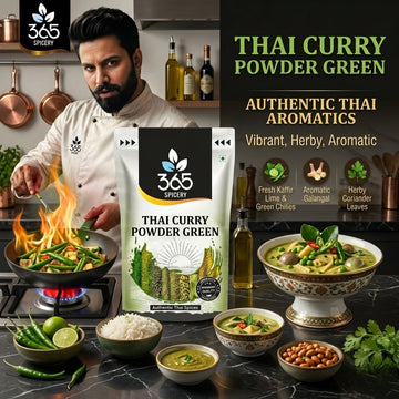 Thai Curry Powder - Green | Authentic Aromatic Spice Blend | Vegan | No Artificial Flavours | 365 Spicery