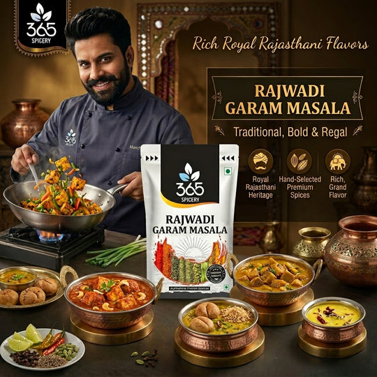 Rajwadi Garam Masala | Traditional Royal Spice Blend | Premium Quality | No Artificial Flavours | 365 Spicery