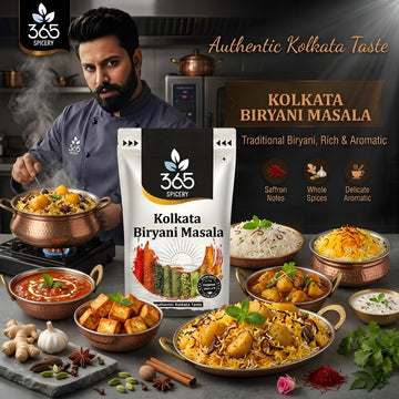 Kolkata Biryani Masala | Traditional Aromatic Rice Seasoning | Vegan | Natural Ingredients | No Artificial Flavours | 365 Spicery