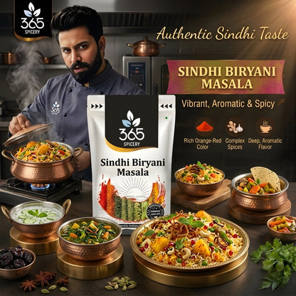 Sindhi Biryani Masala | Aromatic Traditional Rice Dish Blend | Vegan | No Artificial Flavours | No MSG | 365 Spicery