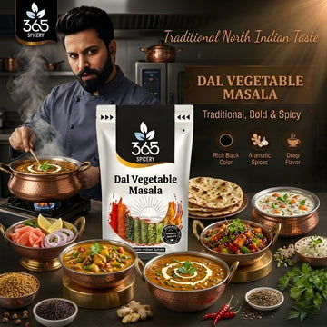 Dal Vegetable Garam Masala | Aromatic Everyday Lentil Curry Blend | Vegan | No Artificial Colours | 365 Spicery